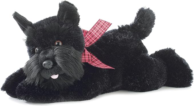 Aurora® Adorable Flopsie™ Mr. Nick™ Stuffed Animal - Used to Create Imaginative Play Adventures - Perfect for Birthdays, Kids and Adults, All Ages - Black 12 Inches