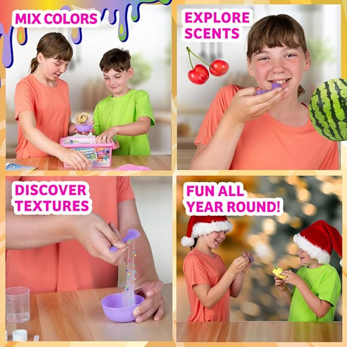 Aqua Endless Summer Rainbow Reef DIY Slime Kit – Vibrant Ocean-Themed Sensory Activity for Kids