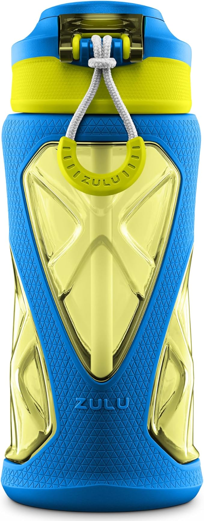 ZULU Torque 2 Pack 16oz Plastic Kids Water Bottle
