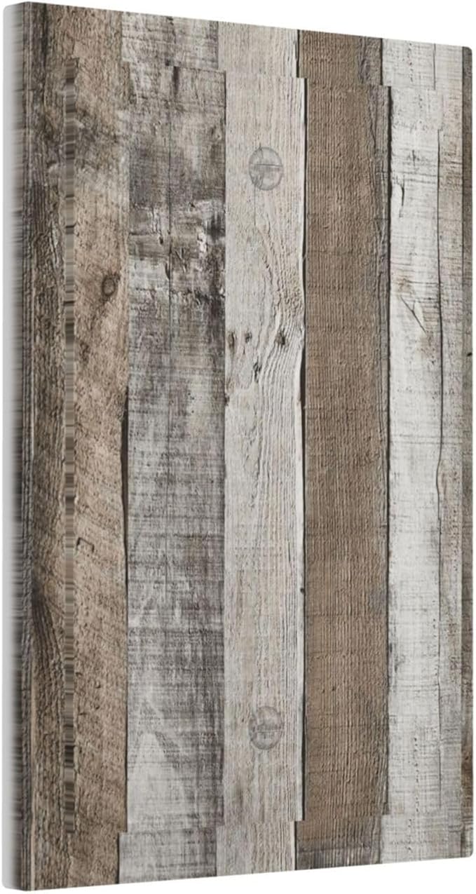 Natural Grey Wood Vintage Faux Wood Grain Light Switch Cover Plate 1 Gang No Device Blank Electrical Wall Plates Faceplate Decorative Switch Plate Covers for Farmhouse Home Decor