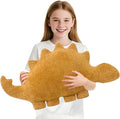 Andywoo Dino Chicken Plush Nuggets Pillow for Funny Birthday Gifts, Cute Funny Stuffed Animals Toy for Boy and Girl, Dinosaur Gifts for Kids Teens and Adults (Kentrosaurus, Large)