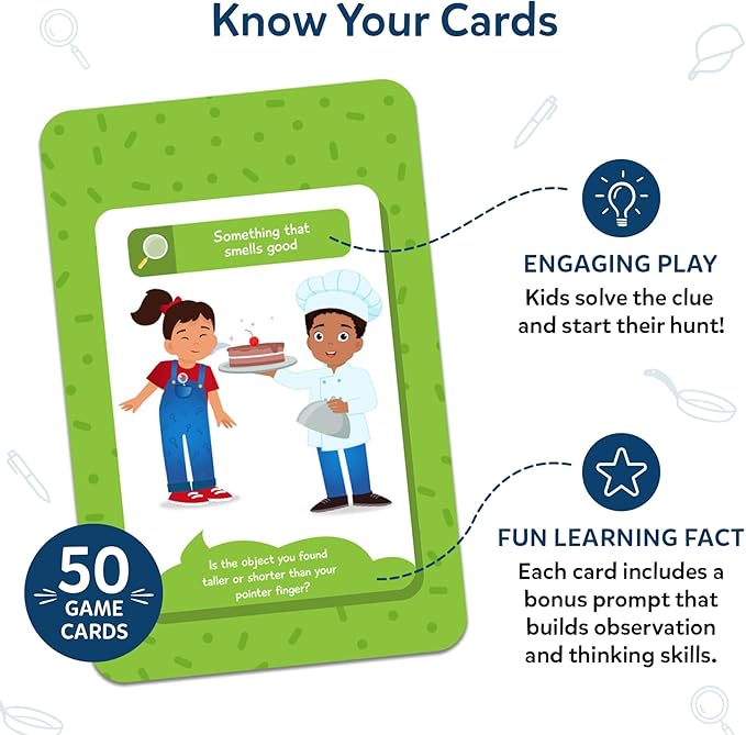 Skillmatics Scavenger Hunt Card Game - Found It, Educational Game, Perfect for Home, School, Travel, Playdates & Party Games, Gifts for Kids and Families, Screen-Free Fun for Ages 4, 5, 6, 7