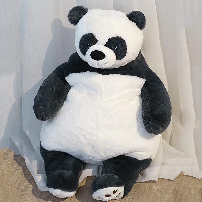 Panda Weighted Stuffed Animals, 17" 3.5 lbs Weighted Panda Plush Large Weighted Plush Animal Toy Pillow Gifts for Boys and Girls