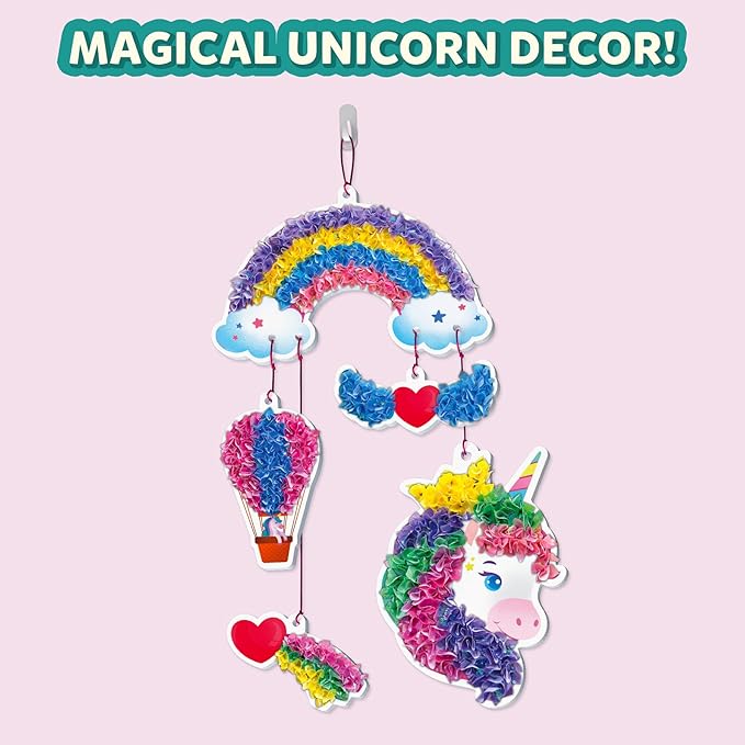 Skillmatics Poke-in Art - Magical Unicorn Dream Decor, Mess-Free Fun for Kids, DIY Wood Craft Kits, Screen-Free Activity, Gifts for Ages 4, 5, 6, 7, 8, 9