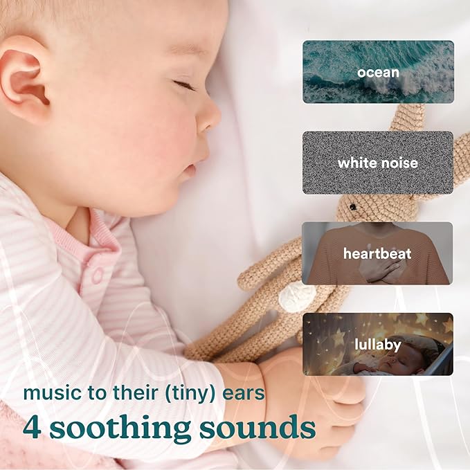MyBaby Sound Machine, White Noise for Baby, Travel, Nursery and On The Go, 4 Soothing Sounds, Integrated Clip, Small and Lightweight, Great for Registry Gift