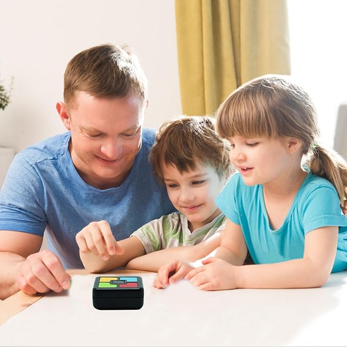 Gelabur Handheld Memory Games for Kids Ages 4-8, Light Up Electronic Toys, Car Travel Board Games for Kids,Birthday Gifts for 3-12 Year Old Boys