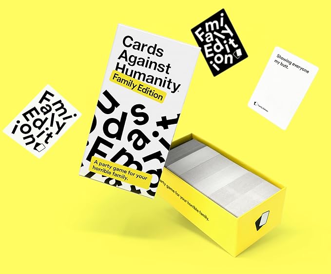 Cards Against Humanity: Family Edition • Ages 8+ • A Party Game for Your Horrible Family