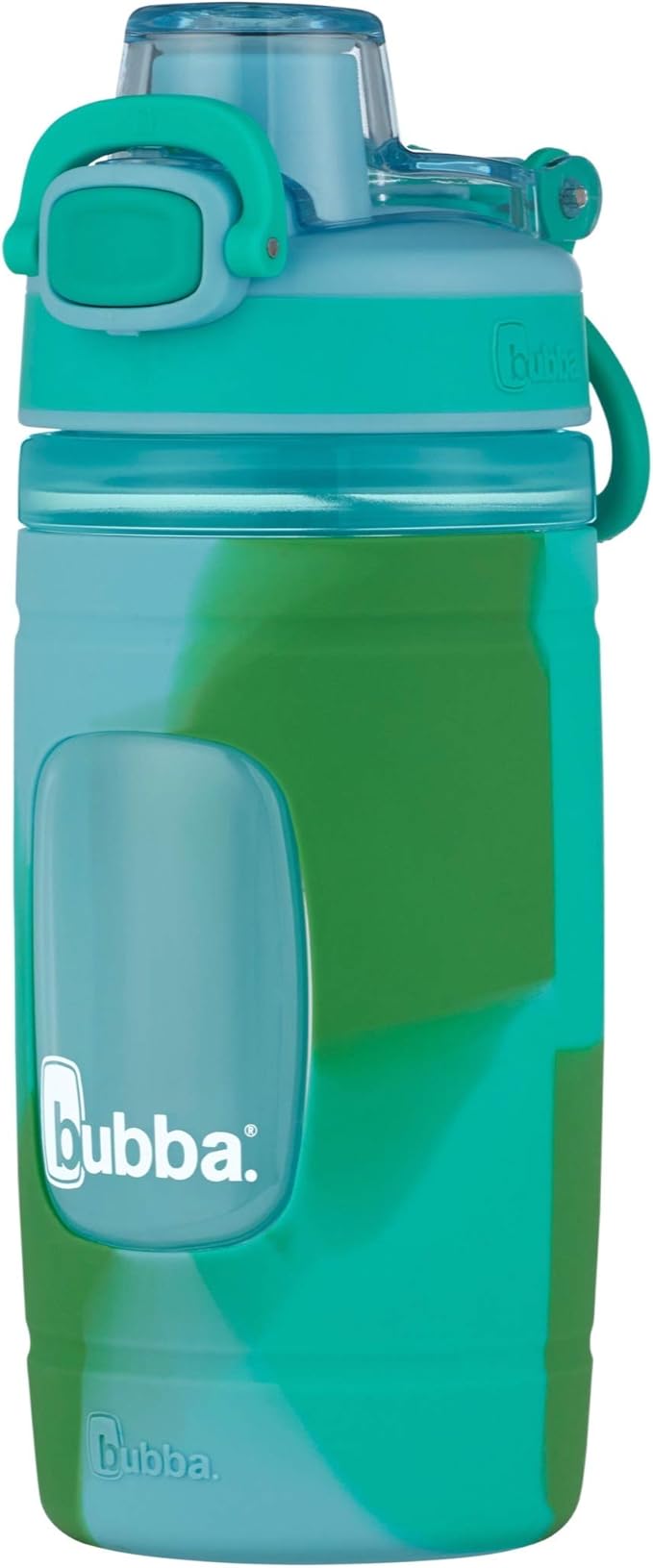 Bubba Flo Kids Water Bottle with Silicone Sleeve, 16oz | Rock Candy and Kiwi | Pack of 4