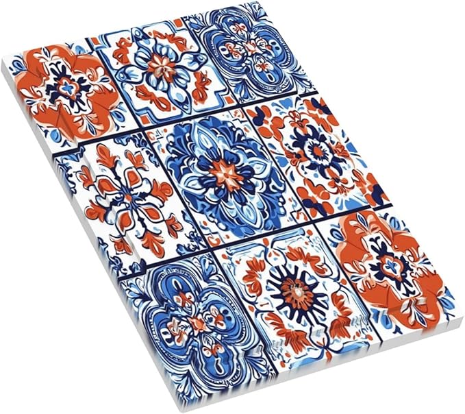 Light Switch Cover Plate Colorful Talavera Mexican Tile 1 Gang No Device Blank Electrical Wall Plates Faceplate Decorative Switch Plate For Bathroom Kitchen Decor