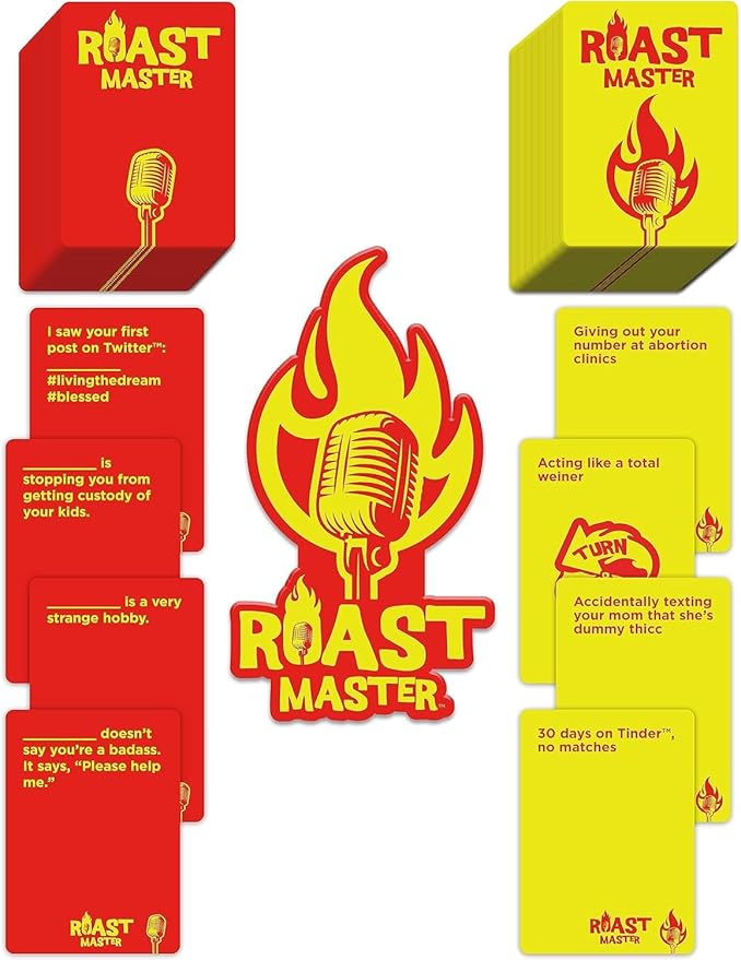 Kids Against Maturity: Funny Family Card Game for Kids Ages 17+ & Parents, Teens & Adults | Hilarious Party Game for Family Game Night | Super Fun (Roast Edition)