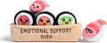 Emotional Support Sushi by Relatable, Cuddly Stuffed Animals and Plushies Set, Small Gifts for Mom, Includes 5 Sushi Plush Toys with Carrying Basket