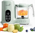 Grownsy Baby Food Maker with Steam Basket, One Step Baby Food Processor Steamer Puree Blender Grinder Mills Machine, Auto Cooking Grinding and Sterili-zing for Healthy Homemade Baby Food, Green
