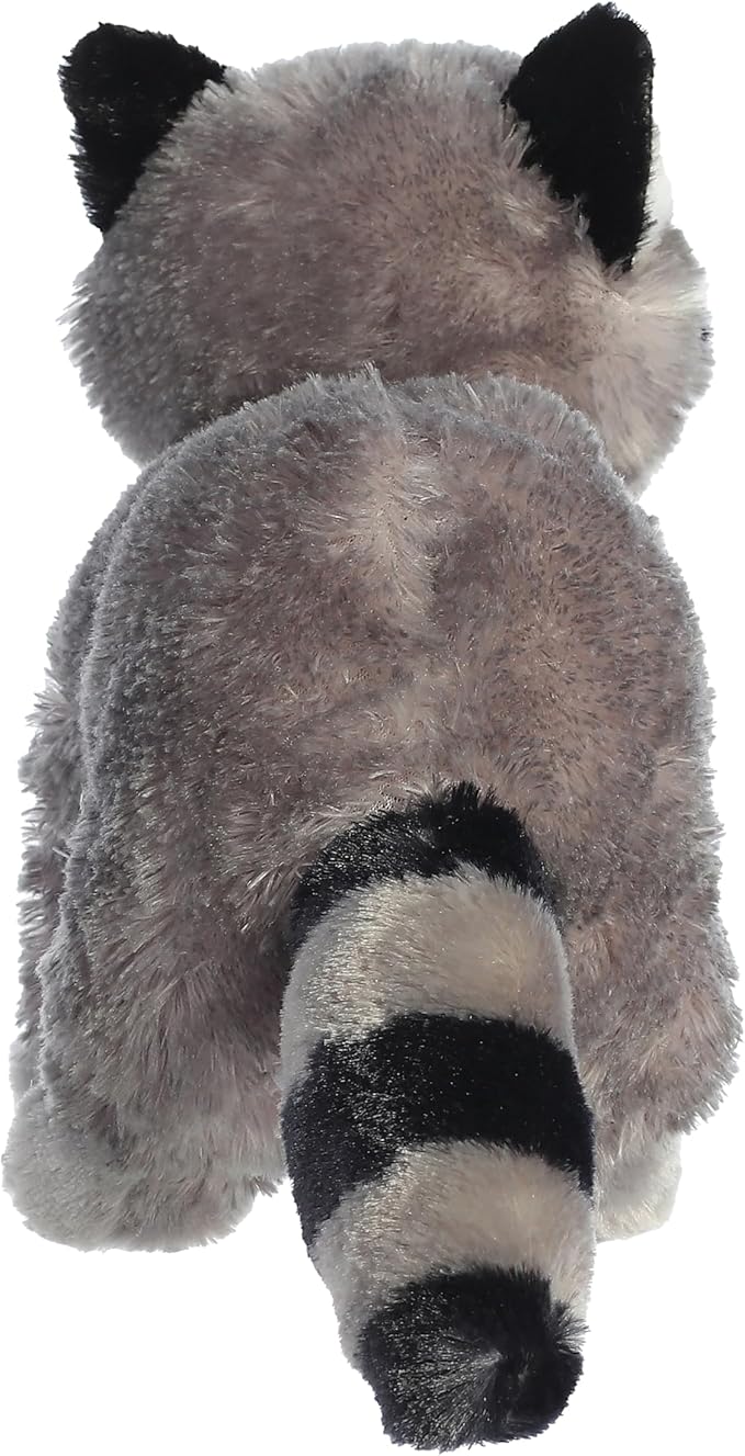 Aurora® Adorable Flopsie™ Bandit™ Stuffed Animal - Used to Create Imaginative Play Adventures - Perfect for Birthdays, Kids and Adults, All Ages - Gray 11 Inches