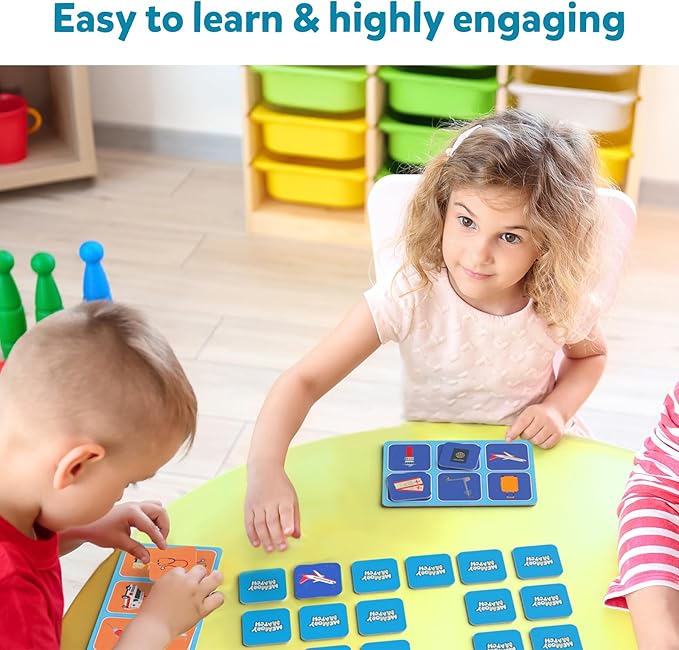 Skillmatics Memory Match - Where Things Belong, Fun & Fast Matching Board Game for Kids, Educational Preschool Game for Toddlers, Boys & Girls Ages 3, 4, 5, 6 & 7, Learning & Brain Development Toy