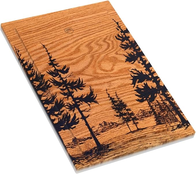 Pine Forest Natural Scenery Silhouette Wood Grain Light Switch Cover Plate 1 Gang No Device Blank Electrical Wall Plates Faceplate Decorative Switch Plate Covers for Farmhouse Home Decor