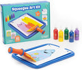 Educational Insights Squeegee Art Kit - DIY Crafts for Kids Ages 4-8, Squeegee Painting Kit for Kids, Arts and Crafts Projects, Mess Free Art Activities, Fun Craft Kits, Paint Supplies Included