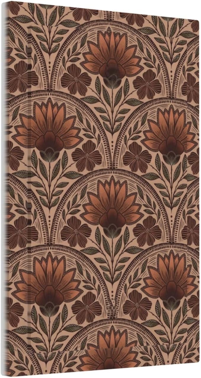 Earth Tone Floral Rustic Damask Boho Flower Light Switch Cover Plate 1 Gang No Device Blank Electrical Wall Plates Faceplate Decorative Switch Plate Covers for Farmhouse Home Decor