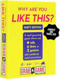 Exploding Kittens Why are You Like This? Party Edition Grab & Game, 4+ Players - Ages 7+ - 15 Minutes to Play - Talking, Drawing, & Gesturing Guessing - for Party, Family, Couples