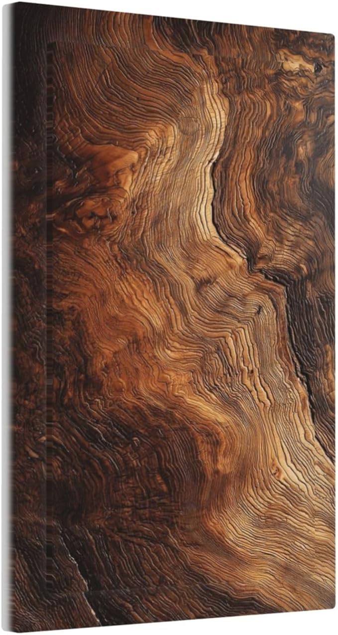 Natural Wood Grain Texture Old Tree Trunk Print Light Switch Cover Plate 1 Gang No Device Blank Electrical Wall Plates Faceplate Decorative Switch Plate Covers for Farmhouse Home Decor