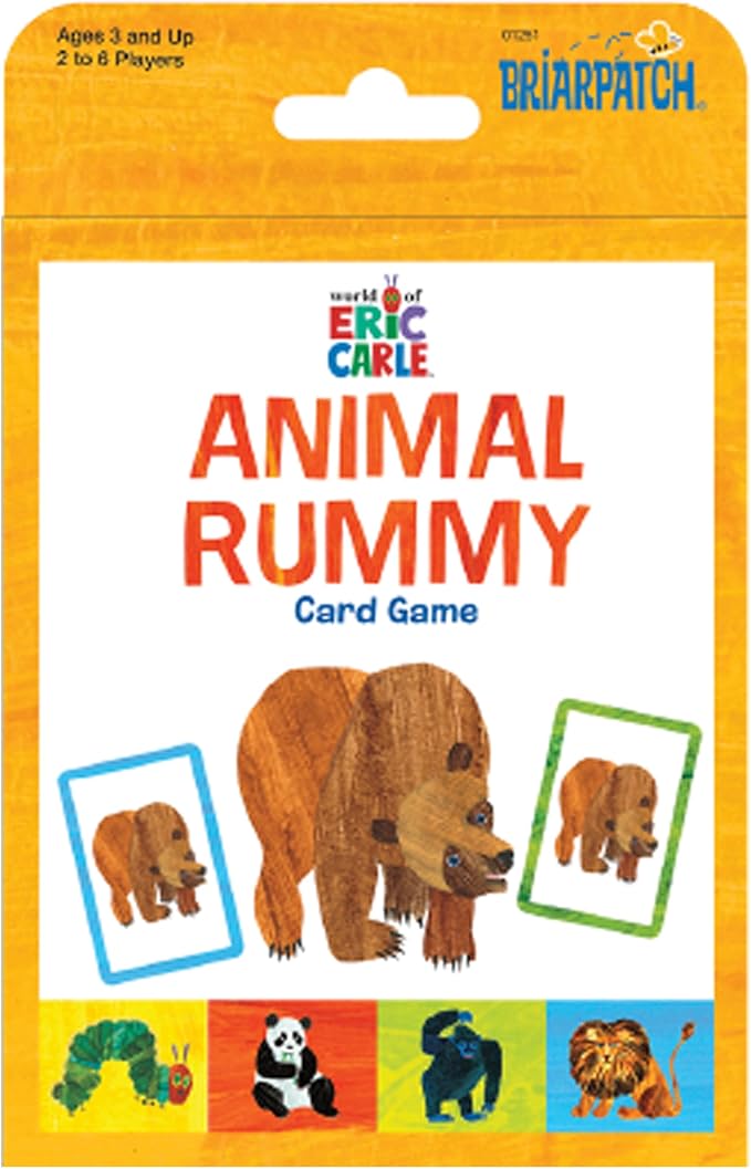 Briarpatch | The Very Hungry Caterpillar Animal Rummy Card Game, Ages 3+