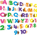 Resurhang 37 Pcs ASL Alphabet Number Card Colorful Learning ABC Number 0-10 American Sign Language Flash Cards Alphabet Poster Bulletin Board Wall Decor for Kindergarten Classroom(Bright Color)