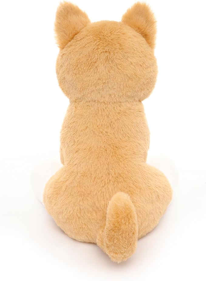 WEIGEDU Japanese Akita Shiba Stuffed Animal Plush Toy, 13 inches