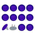 Pure Dark Blue Pattern Outlet Plug Covers Child Proof Electrical Outlets Protector - Wall Socket Protector for Baby Kids- Electrical Insulation