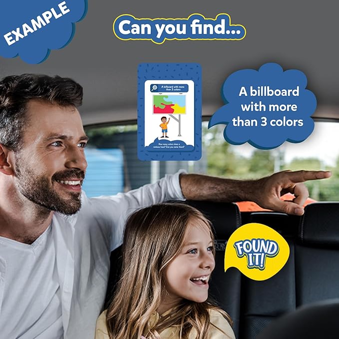 Skillmatics Scavenger Hunt Card Game - Found It Travel, Learning Toy, Educational Game Collections, Gifts for Kids, Boys, Girls and Families, for Ages 4, 5, 6, 7, Perfect for Home, School, Playdates