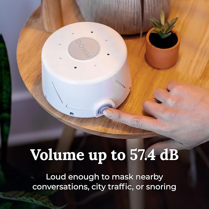 Yogasleep Dohm Classic (6 Pack) The Original White Noise Sound Machine, Soothing Natural Sounds from a Real Fan, Sleep Therapy for Adults & Baby, Noise Cancelling for Office Privacy & Meditation