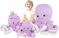 DENTRUN Octopus Stuffed Animals, Giant Octopus Plush Doll Play Toys for Kids Girls Boys Adults Birthday Xmas Halloween Present Stuffed Sea Animals Plushie, 7/16/24/32 Inches, 5 Colors
