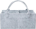 Mr. Pen- Baby Diaper Caddy Organizer, Grey, Large, Diaper Organizer, Car Diaper Caddy