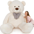 MaoGoLan Giant Teddy Bear 10ft Stuffed Animal, Huge Jumbo Size 10 Feet Teddy Bear Plush, Charming and Fluffy Bear for Decorations, Celebrations,Valentines Day,Baby Shower,White
