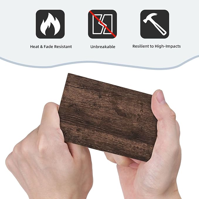 Light Switch Cover Plate Rustic Brown Wood Plank Retro Wooden Board 1 Gang Blank No Device Decorative Outlet Covers Electrical Wall Plate Switchplate for Farmhouse Home Decor