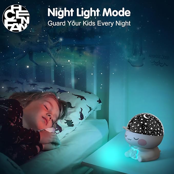 Star Projector Night Light for Kids,Baby Light Projector with Timer 360° Rotation,Girls Boys Night Lights for Bedroom,Starry Night Light Projector for Kids Room Decoration,Gift for Toddler Teens.