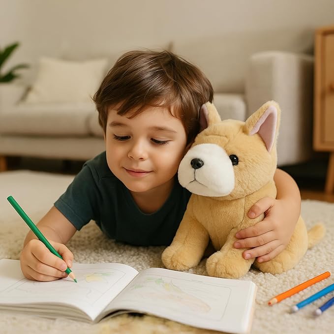 WEIGEDU French Bulldog Stuffed Animals Plush Toys Puppy Dog for Kids, Boys, and Girls - 12 inches
