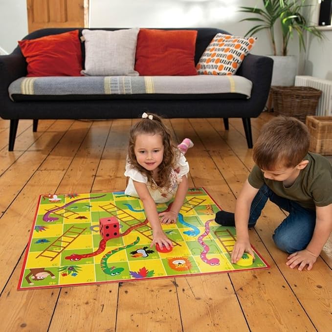 Galt Toys, Giant Snakes & Ladders Puzzle, for Ages 36