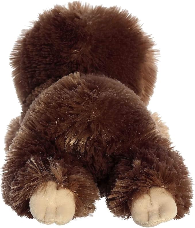 Aurora® Adorable Flopsie™ Snoozy Sloth™ Stuffed Animal - Playful Ease - Timeless Companions - Brown 12 Inches