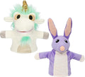 Bluey Unicorse & Bob Bilby Hand Puppet Plush 2-Pack – 8-9” Soft Deluxe Fabric, Embroidered Details, Perfect for Toddler Hands, Imaginative Play, Official Bluey Toys, Amazon Exclusive