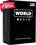 The World Game - Geography Card Game - Educational Games for Kids, Family and Adults - Cool Learning Gift Idea for Teenage Boys & Girls 8-12 with Map
