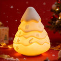 Squishy Christmas Tree Lamp with RGB Modes, Dimmable Nursery Light, Touch Lamp for Nursery, Novelty Desk Lamp for Kids, Christmas Lamp for Bedroom Decor