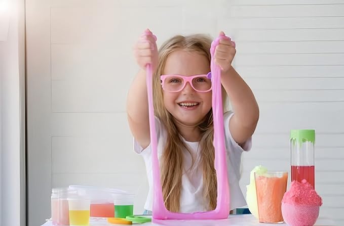 Slime Kit for Girls and Boys, Slime Activator with 2 Clear Glue, Slimes Making Kit, Great for Gifting and Party's
