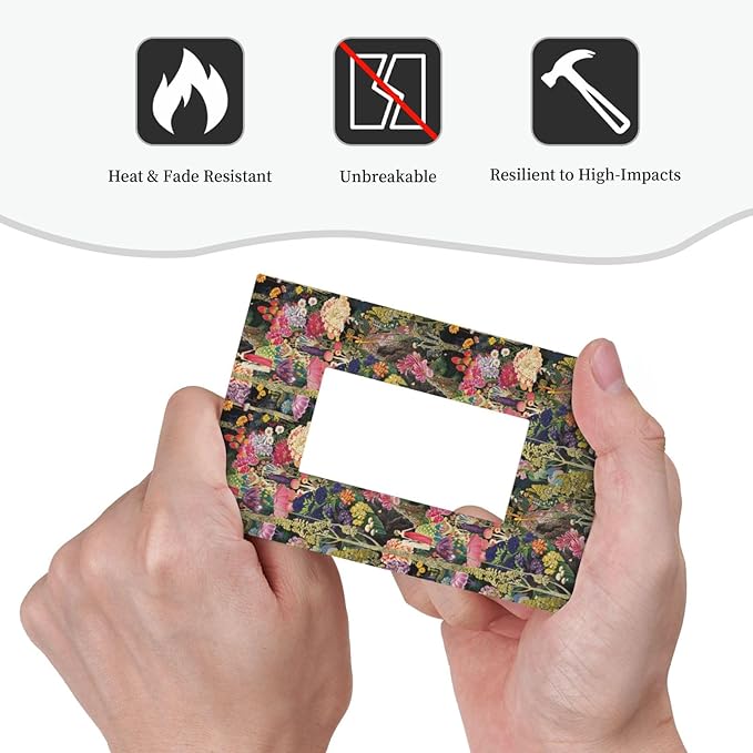 Dreamy Tropical Rainforest Colorful Mushroom Wildflower Decorative Outlet Covers 1 Gang Single Rocker Light Switch Cover Plate Wall Plates GFCI Faceplate for Farmhouse Kids Room Decor