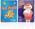 Card Games,Go Fish and Old Maid Card Game for Kids Ages 4-8,Fun Classic Interactive Games for Kids Toddlers Adults,Perfect for Stocking Stuffers Gifts,Family Game Night Party Games(Go Fish&Old Maid)