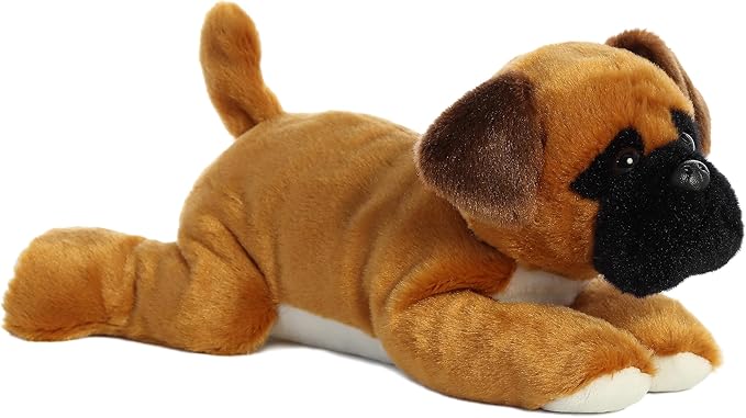 Aurora® Adorable Flopsie™ Chad Boxer™ Stuffed Animal - Used to Create Imaginative Play Adventures - Perfect for Birthdays, Kids and Adults, All Ages - Brown 13 Inches