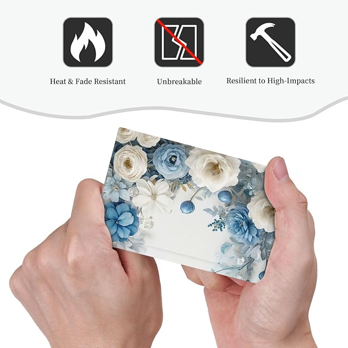 Decorative Light Switch Cover Plate Blue Rose White Flowers Rustic Floral 1 Gang No Device Single Blank Outlet Covers Wall Plate Cover Switchplate Electrical Face Plate