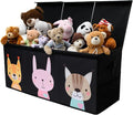 SoftOwl Extra Large Toy Storage Organizer with Lid - Sturdy, Collapsible Toy Chest Storage Box with Cute Design - Toys Bin with Dividers for Kids, Boys, Girls, Nursery, Bedroom, Play room 37"x16"x14"