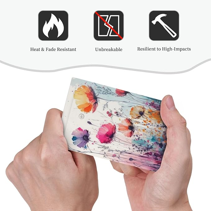 Decorative Light Switch Plate Covers Colorful Watercolor Wildflowers Elegant Painting Floral 1 Gang No Device Single Blank Outlet Covers Wall Plate Light Switch Cover Plate for Home Decor