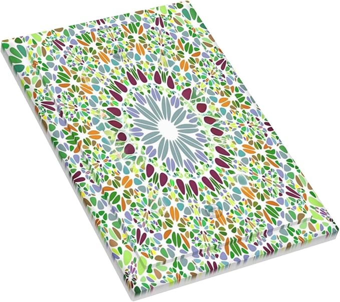 Mandala Flower Abstract Round Mosaic Floral Light Switch Cover Plate 1 Gang No Device Blank Electrical Wall Plates Faceplate Decorative Switch Plate for Bedroom Living Room Decor