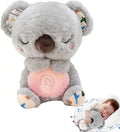 Soothing Breathing Stuffed Animal for Anxiety Adults and Kids, Portable Plush Baby Toy Anxiety Relief Koala, Breathing Animals Anxiety Bear, Easter Basket Stuffers for Teens Toddler
