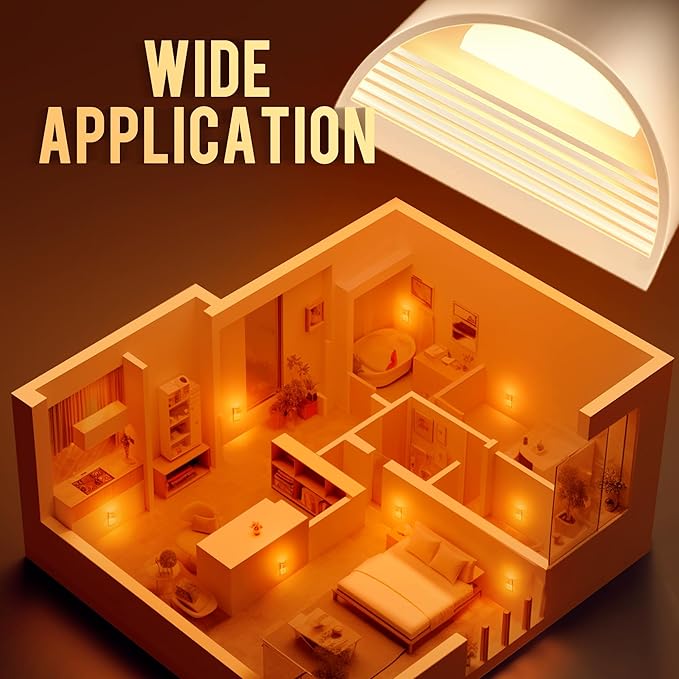 DORESshop LED Night Light[2 Pack], Night Lights Plug into Wall, 3 Level Brightness Adjustable Plug in Night Light, Dusk to Dawn Sensor Nightlights for Adults,Bedroom,Bathroom,Hallway, Amber